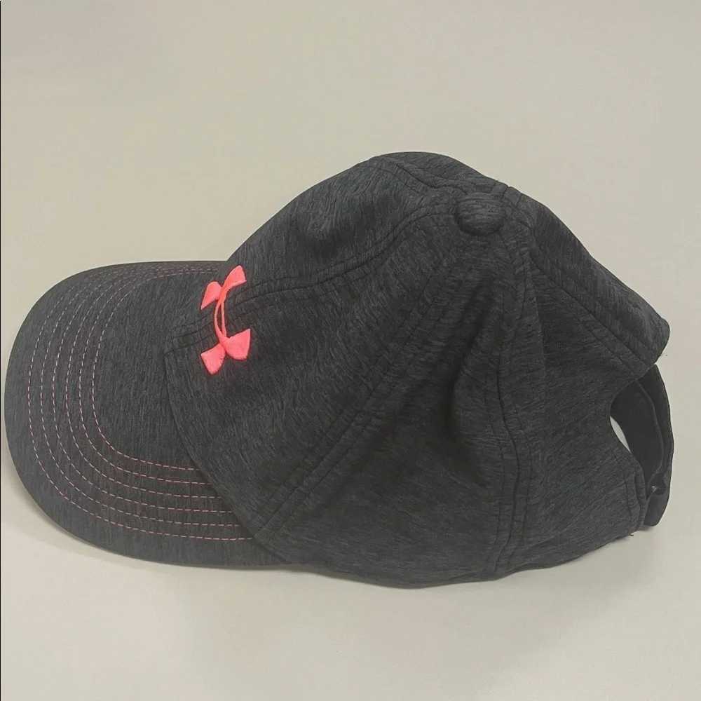 Under Armour Charcoal and Neon Pink Cap